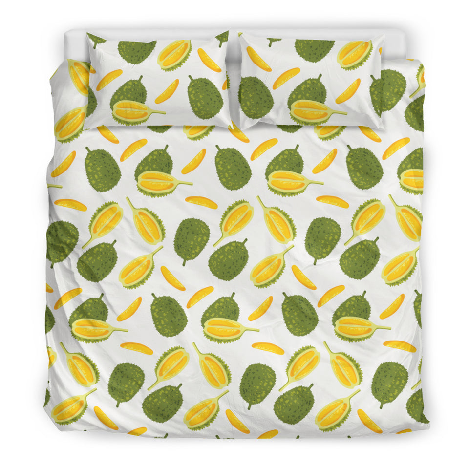 Durian Pattern Background Bedding Set