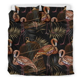 Flamingo Pattern Background Bedding Set