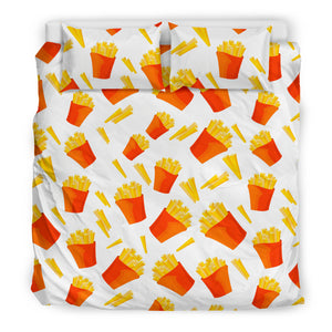 French Fries Pattern Bedding Set