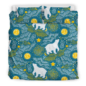 Polar Bear Pattern Bedding Set