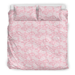 Sakura Pink Pattern Bedding Set