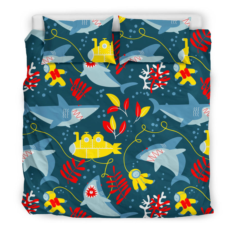 Shark Pattern Bedding Set