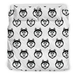 Siberian Husky Pattern Bedding Set