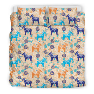 Cute Horse Pattern Bedding Set