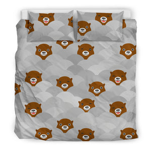 Cute Otter Pattern Bedding Set