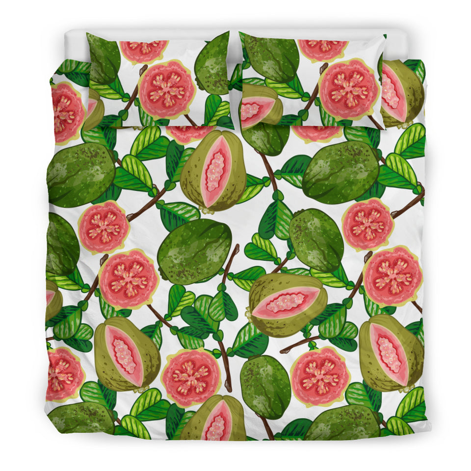 Guava Leaves Pattern Bedding Set