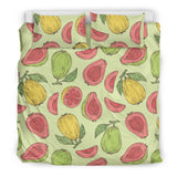 Guava Pattern Background Bedding Set