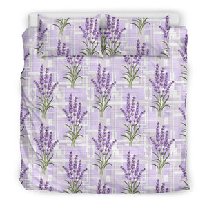 Lavender Pattern Theme Bedding Set