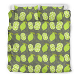 Lime Pattern Theme Bedding Set