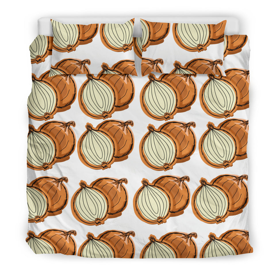 Onion Theme Pattern Bedding Set