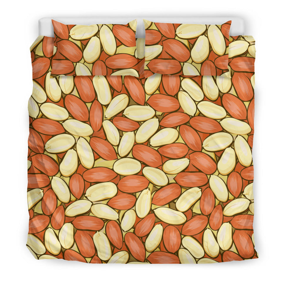 Peanut Pattern Background Bedding Set