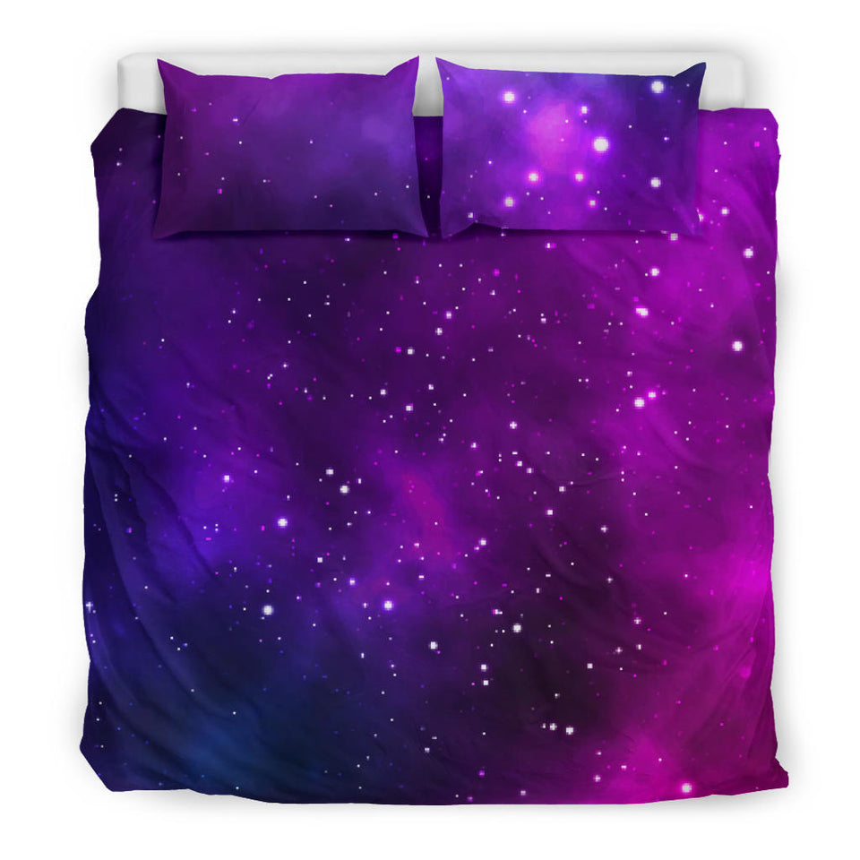 Pink Space Galaxy Pattern4 Bedding Set