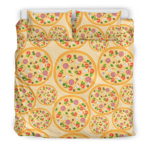 Pizza Theme Pattern Bedding Set