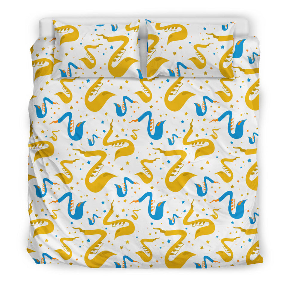 Saxophone Pattern Bedding Set