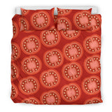 Sliced Tomato Pattern Bedding Set