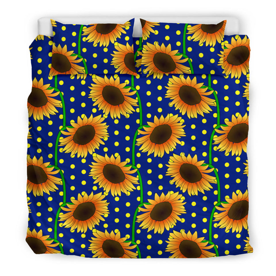 Sunflower Pokka Dot Pattern Bedding Set