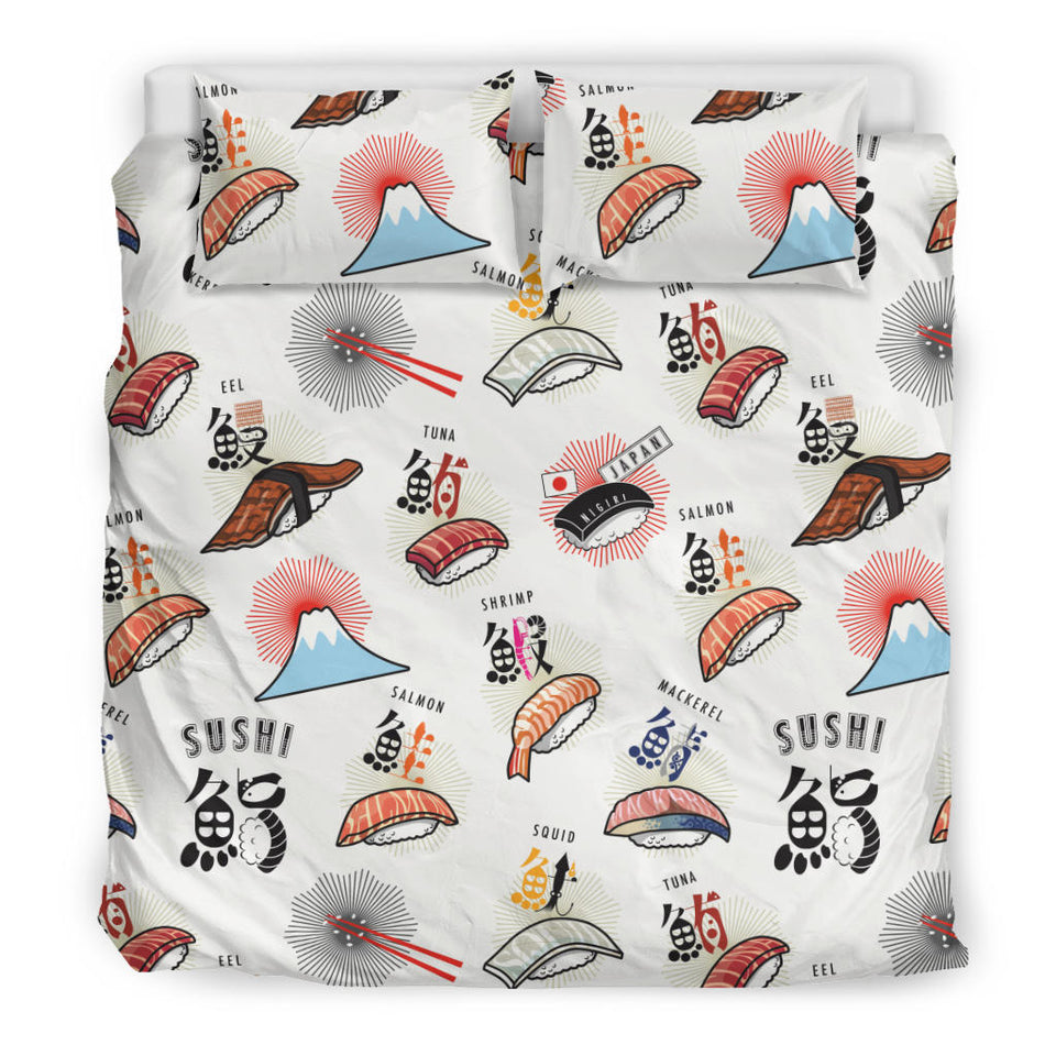 Sushi Japanese Pattern Bedding Set