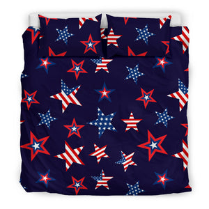 USA Star Pattern Theme Bedding Set