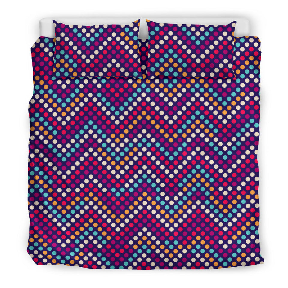 Zigzag Chevron Pokka Dot Aboriginal Pattern Bedding Set