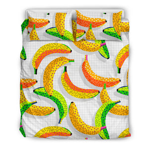 Banana Geometric Pattern Bedding Set