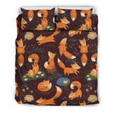 Fox Pattern Bedding Set