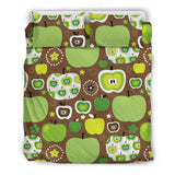 Green Apple Pattern Bedding Set