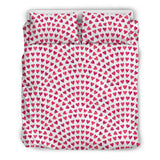 Heart Wave Pattern Bedding Set