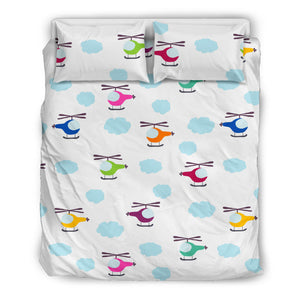 Helicopter Could Pattern Bedding Set