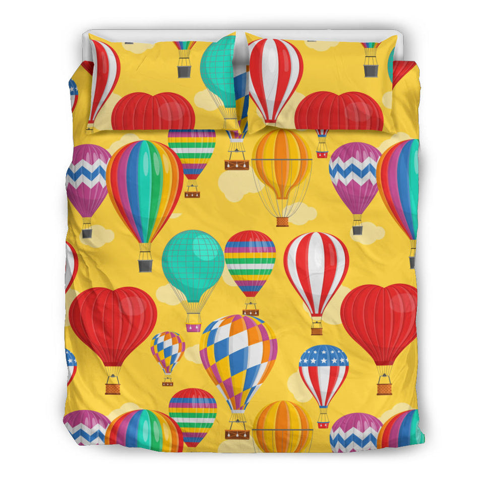 Hot Air Balloon Pattern Bedding Set