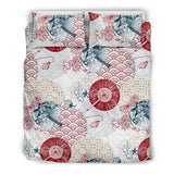 Japanese Fan Pattern Bedding Set