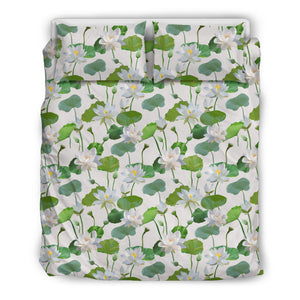 Lotus Waterlily Pattern Bedding Set