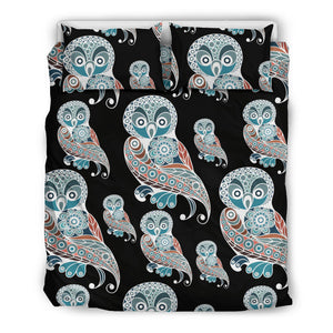 Owl Tribal Pattern Bedding Set