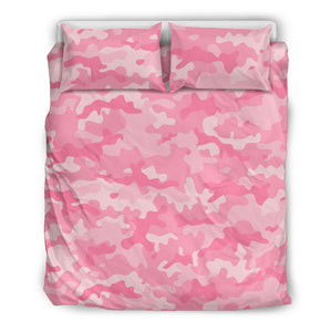 Pink Camo Camouflage Pattern Bedding Set