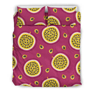 Sliced Passion Fruit Pattern Bedding Set