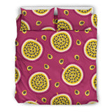 Sliced Passion Fruit Pattern Bedding Set