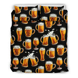 Beer Pattern Background Bedding Set