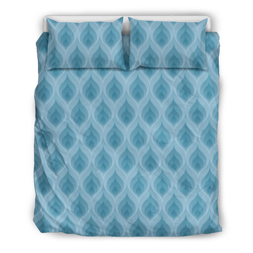 Blue Flame Fire Pattern Bedding Set