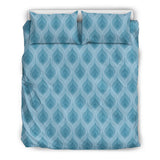 Blue Flame Fire Pattern Bedding Set