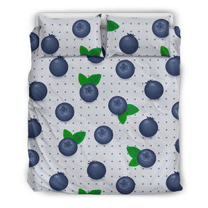 Blueberry Pokka Dot Pattern Bedding Set