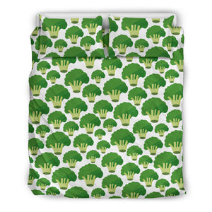 Broccoli Pattern Background Bedding Set