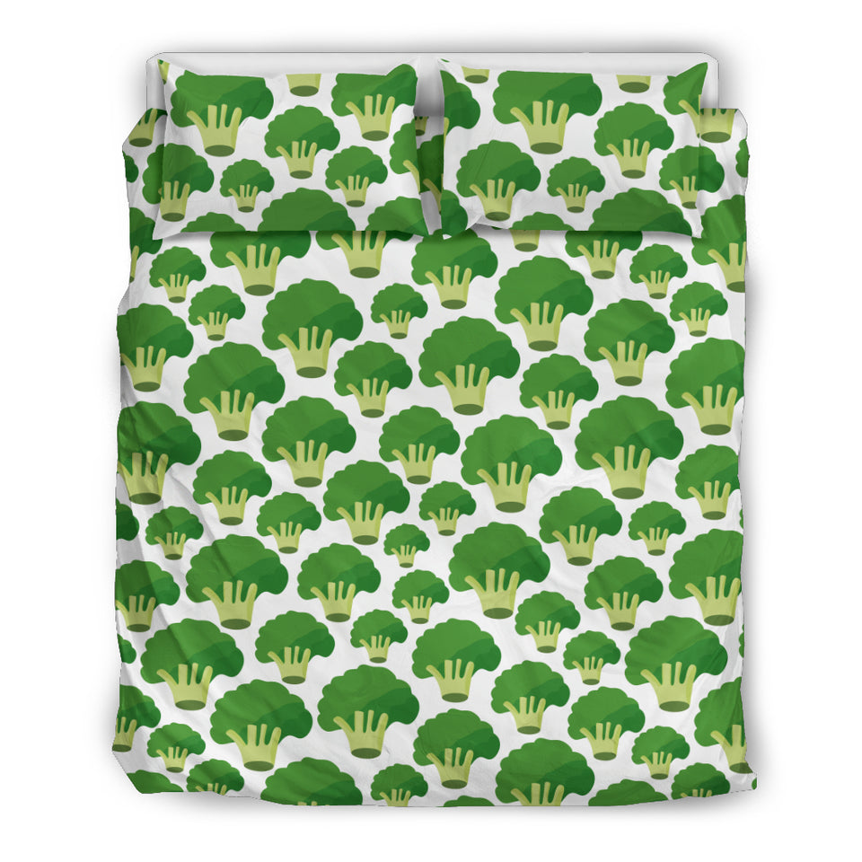 Broccoli Pattern Background Bedding Set