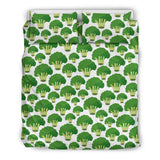 Broccoli Pattern Background Bedding Set