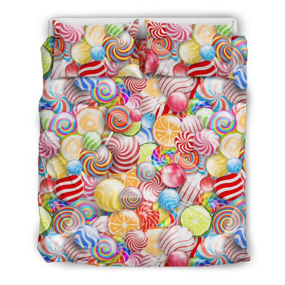 Candy Lollipop Pattern Bedding Set