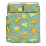 Cheese Pattern Background Bedding Set