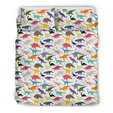 Colorful Dinosaur Pattern Bedding Set