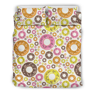 Colorful Donut Pattern Bedding Set