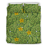 Cucumber Pattern Theme Bedding Set