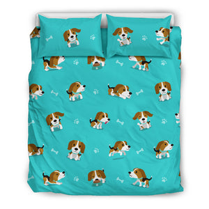 Cute Beagle Pattern Bedding Set