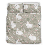 Cute Rabbit Pattern Bedding Set