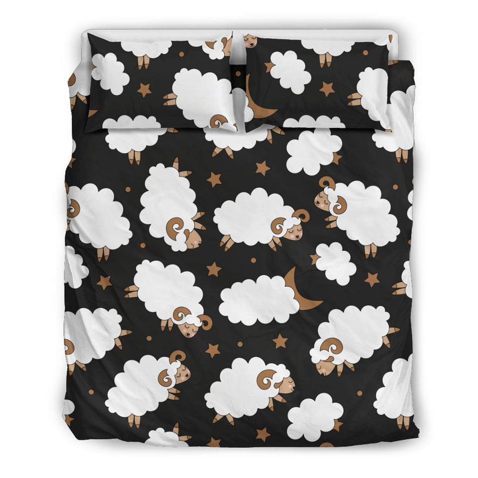 Cute Sheep Pattern Bedding Set